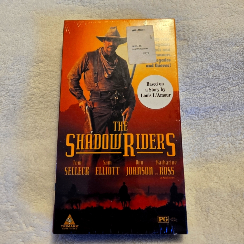 The Shadow Riders‎ New VHS Tape Factory Sealed PG Tom Selleck Sam Elliott